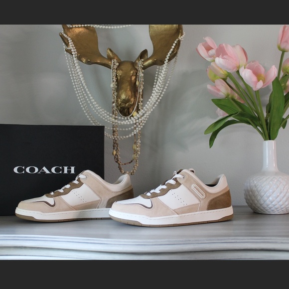 BNIB Coach C201 Suede Sneakers - Picture 1 of 8